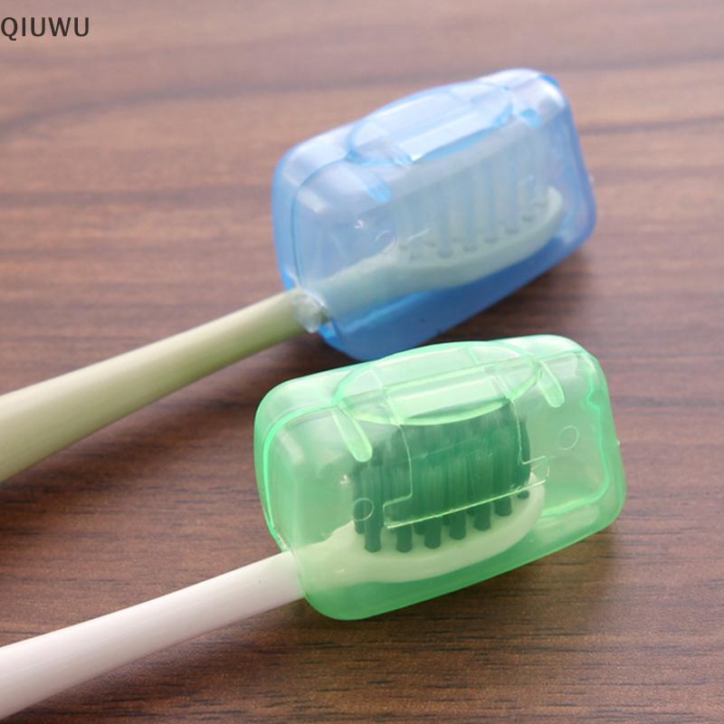 Vỏ bọc đầu bàn chải đánh răng di động QIUWU dành cho du lịch Vỏ nắp bàn chải đánh răng cắm trại Hikin.