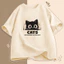 Áo thun unisex - In hình mèo hoạt hình - 100% cotton - Phong cách và đa năng - Thoải mái và mềm mại - Dáng rộng C004