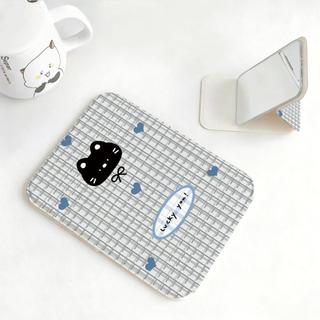Mèo đen xám Gương Phụ Kiện Gập Nhỏ Gọn, Quà Tặng Bạn Bè Siêu Đẹp