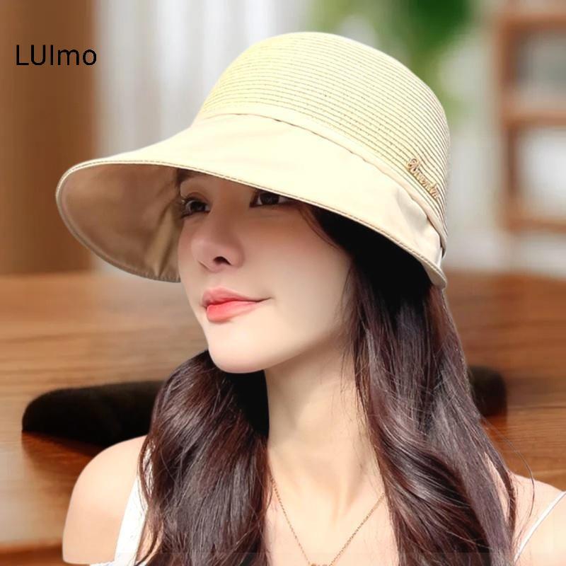 LUImo - Mũ Bèo Bâu Nữ Chống Tia UV, Có Thể Gập Lại, Phù Hợp Cho Mùa Hè Và Hoạt Động Ngoài Trời