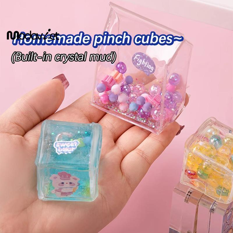 [modavietnamshop] Đồ chơi DIY Pinch Toy, băng keo Nano hai mặt tái sử dụng, màu sắc đẹp, độ bền cao, có thể thổi bong bóng