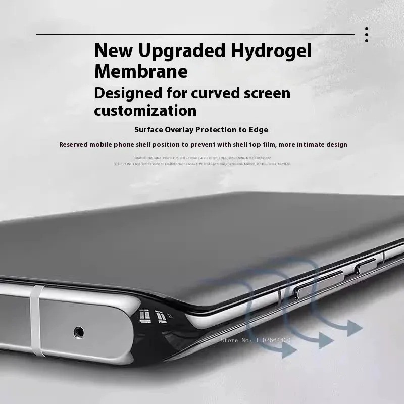 1-2 Chiếc Full Cover Chống Ánh Sáng Xanh Mềm Hydrogel Cho vivo X100 X100s X200 X200s X200T Pro mini Ultra FE Chống Gián Điệp Riêng Tư Và Bảo Vệ Màn Hình HD Phim Mờ