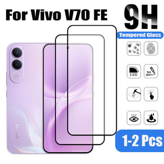 Vivo V70 FE 1-2 Chiếc Kính Cường Lực Bảo Vệ Màn Hình Cho Vivo V70 V60 V50 Lite 4G 5G Phim Bảo Vệ Kính Chống Va Đập