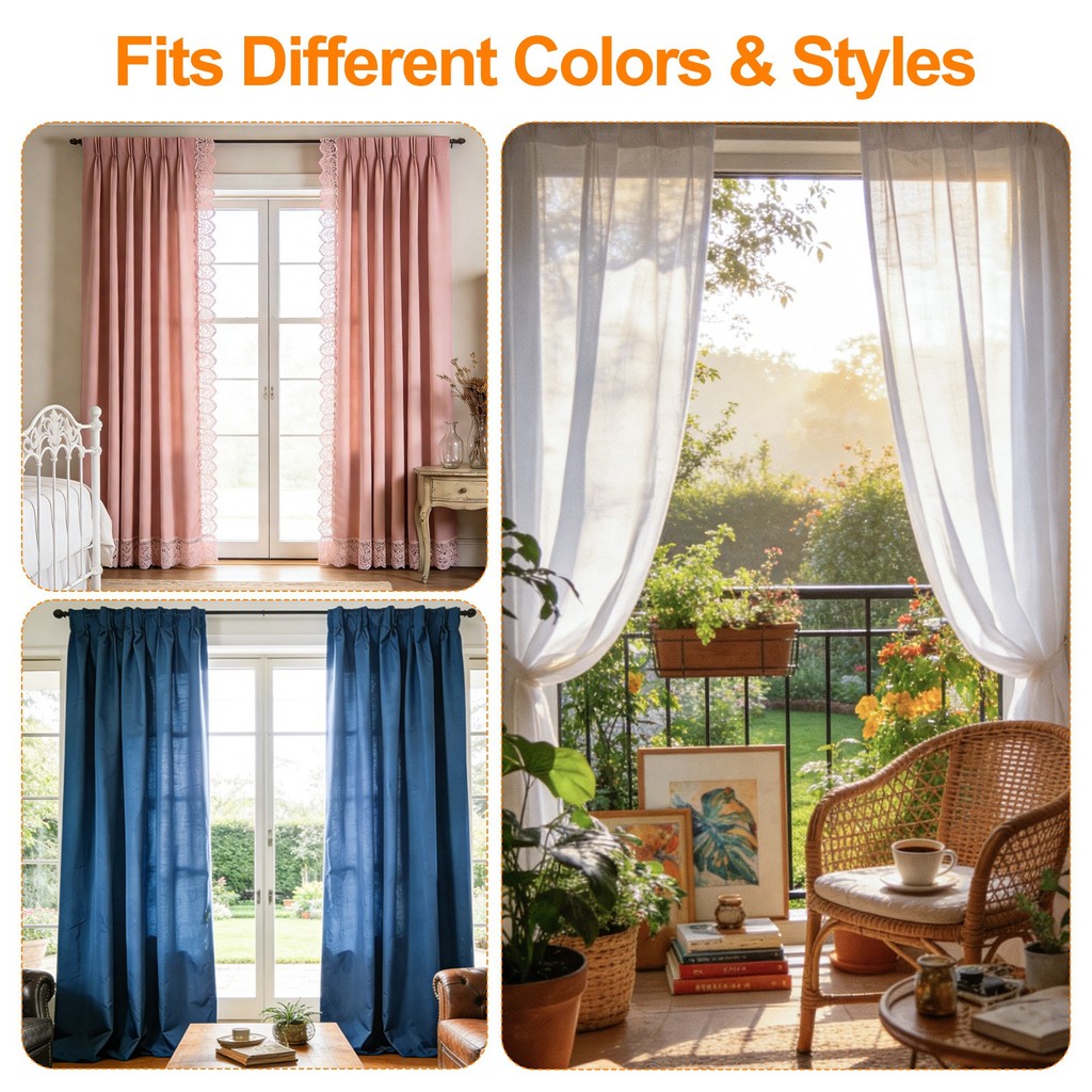 12 M Trắng Nylon Rèm Xếp Ly Băng Thanh Túi May Phụ Kiện DIY Rèm
