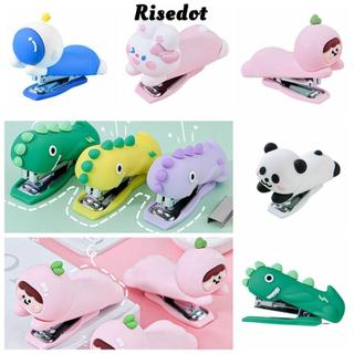Dụng cụ bấm ghim RISEDOT, Máy dập ghim cầm tay Mini 10 #, Gấu trúc / Phi hành gia / Khủng long, Tiết kiệm nhân công, Đồ dùng đóng sách