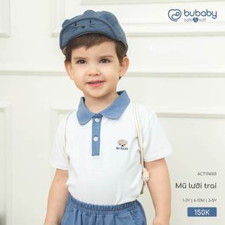 Bubaby SS26.T3.3 BST mũ lưỡi trai, mũ vành cho bé