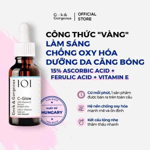 Serum Geek & Gorgeous C-Glow 15% Vitamin C 30ml | Chống oxy hoá, dưỡng sáng, căng bóng