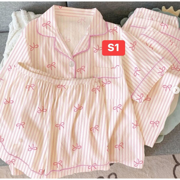 SET 3 MÓN PYJAMA NỮ 16 KIỂU ( SỐ 1 - SỐ 9 )