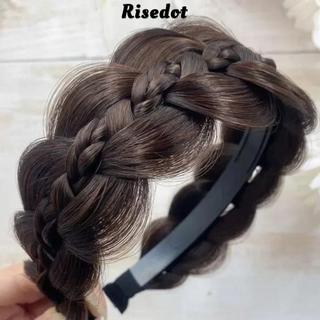 RISEDOT Bím Tóc Retro Handmade, Xương Cá Rộng, Phụ Kiên Tóc Tạo Kiểu