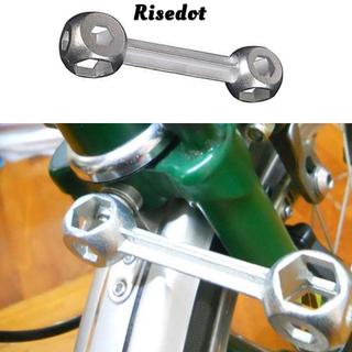 Cờ lê xương lục giác RISEDOT, Cờ lê xe đạp đa năng hợp kim kẽm, Dụng cụ cầm tay bền bỉ Công cụ sửa chữa xe đạp Cờ lê ổ cắm 6-15MM