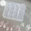 PUSKY 1 Chiếc Lily Hoa Biển Vỏ Ốc Sò Sao Biển San Hô 3D Acrylic Móng Tay Khuôn Trang Trí Móng Tay DIY Silicon Làm Móng Tay Khuôn Móng Tay Nghệ Thuật VN