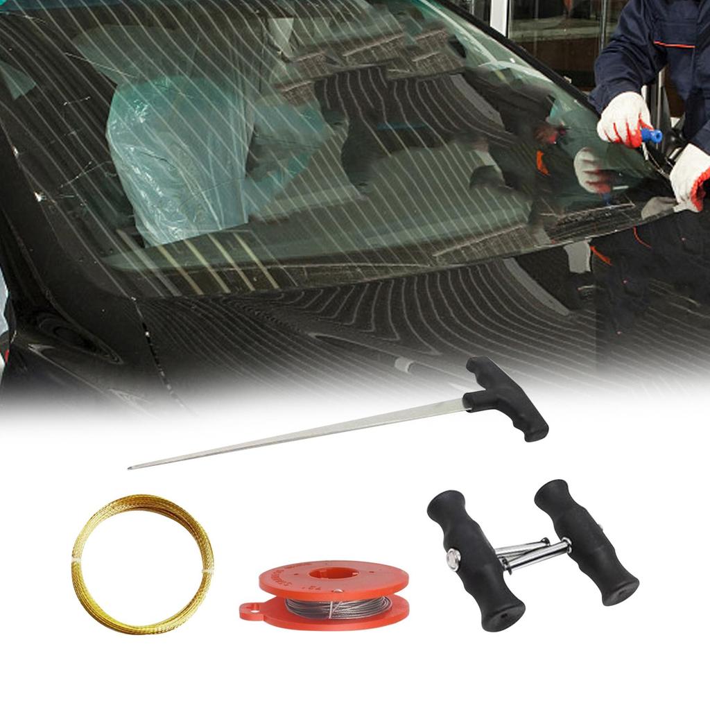 Bộ dụng cụ tháo kính chắn gió ô tô bằng thép không gỉ Dụng cụ bền bỉ cho thiết bị kiểm tra và sửa chữa xe
