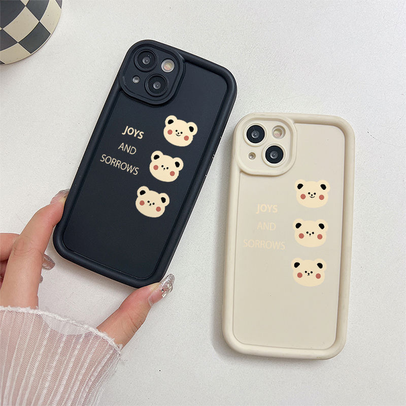 Ốp Lưng Cho OPPO A6 A5X A3 A95 A74 A60 A58 A57 A54 A53 A52 A38 A18 A17 A16 A15 F11 F9 Pro Reno 14 13 12 11 10 7Z 8Z 6Z Thiết Kế Mắt Thiên Thần Chống Rơi Motif Ba Đầu JGS477