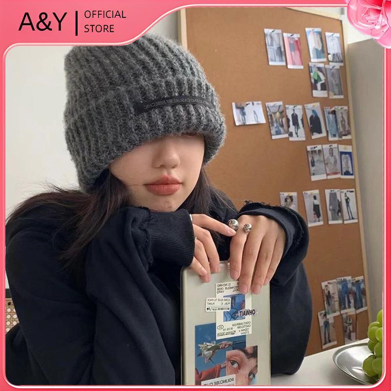 A & Y Mũ Len Mohair Unisex, Thiết Kế Hoang Dã, Ấm Áp Cho Thời Tiết Lạnh