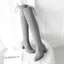 VNMZG34-39 Giày Bốt Co Giãn Kích Thước Lớn Over-the-Knee Matte Da Lộn Mỏng Hơn Nhìn Đẹp Chân Bên Dây Kéo Rider Giày Sau Trang Trí Buộc Dây
