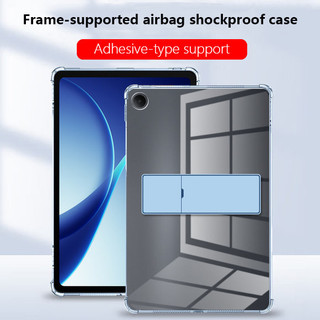 Ốp Mềm TPU Trong Suốt Cho Honor Pad X8b 11 2026 X9a V9 X9 11.5 X8a 11 Vỏ Chống Sốc Có Giá Đỡ