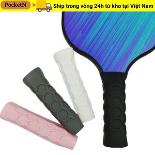Pocketn Silica Gel Grip Cover Cho Vợt Pickleball & Padel - Chống Trơn Trượt, Tái Sử Dụng