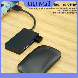 ULJ USB Hub USB 3.0 4 cổng Type C HUB Cáp dữ liệu tốc độ cao Bộ chuyển đổi Bộ chuyển đổi hỗ trợ Bộ chuyển đổi USB cắm và chạy đa hệ thống.
