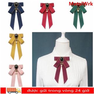Thắt nơ METALWRK trang sức đẹp với kim cương nhân tạo và hợp kim pha lê