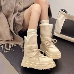 Giày bốt tuyết nâng cao đế dày Unisex phong cách 2025 dành cho nữ DPOT