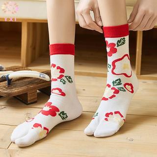 Tabi Cotton Nữ Mới với Họa tiết Sóng Cá Chép Nhật Bản, Dễ Thương Ngộ Nghĩnh