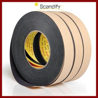[Còn hàng] Dải dính băng đô SCANDIFY, Băng ruy băng Grosgrain 25 thước màu đen, Phụ kiện tóc DIY tự dính