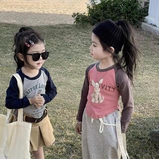 A101-[tomnaukids] Áo thun dài tay bé gái Form ÔM chất liệu cotton mềm co giãn - Size 8-35Kg