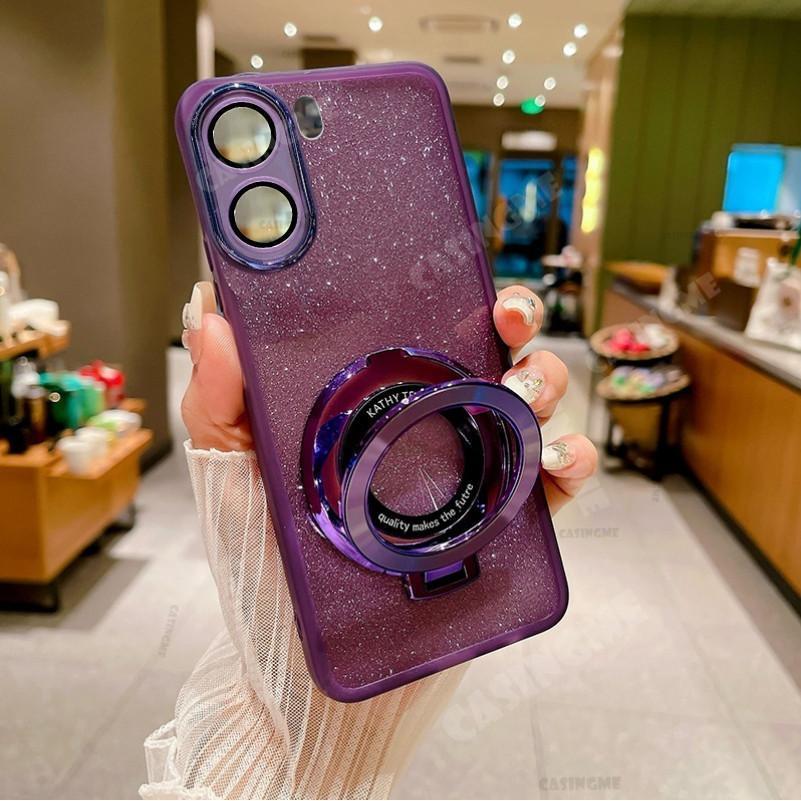 OPPO A6t 5G 2026 Bling Giá đỡ hút từ tính Vỏ mềm cho OPPO A6t A6s A6i A6x OPPOA6t A6 T 6t Pro 4G 5G Camera Shcokproof Vỏ điện thoại Bảo vệ ống kính Vỏ mềm