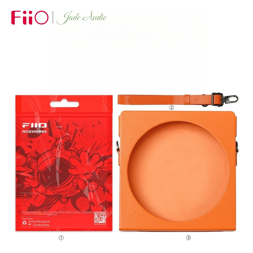 Mới Nest FiiiO Dm15 R2R Vỏ Bảo Vệ Da Pu Di Động Cd Player Case TPU Cover Linh Hoạt Chống Mài Mòn Dm15