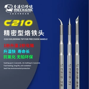 Cơ khí C210 TI / SK / TS Series Đầu hàn sắt tương thích JBC Aifen Sugon Aixun GVM OSS Trạm hàn Dụng cụ hàn