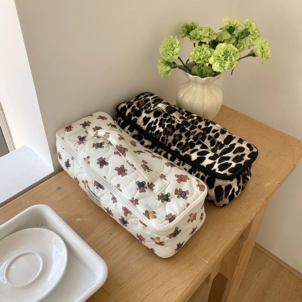 Túi đựng máy uốn tóc WOAY, có tay cầm Túi đựng máy sấy tóc bằng vải Cotton, Hộp đựng mềm di động dung tích lớn dành cho du lịch