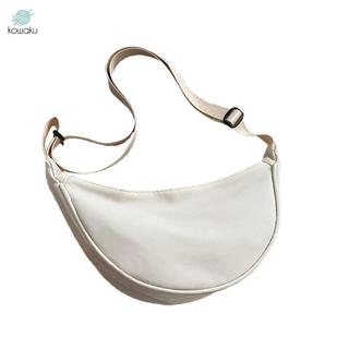 Túi đeo chéo lưỡi liềm thời trang, dung tích lớn, dây đeo có thể điều chỉnh, phù hợp nam nữ