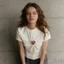 Áo thun nữ mùa hè tay ngắn cổ tròn cắt trái tim Slim Fit Crop Tops