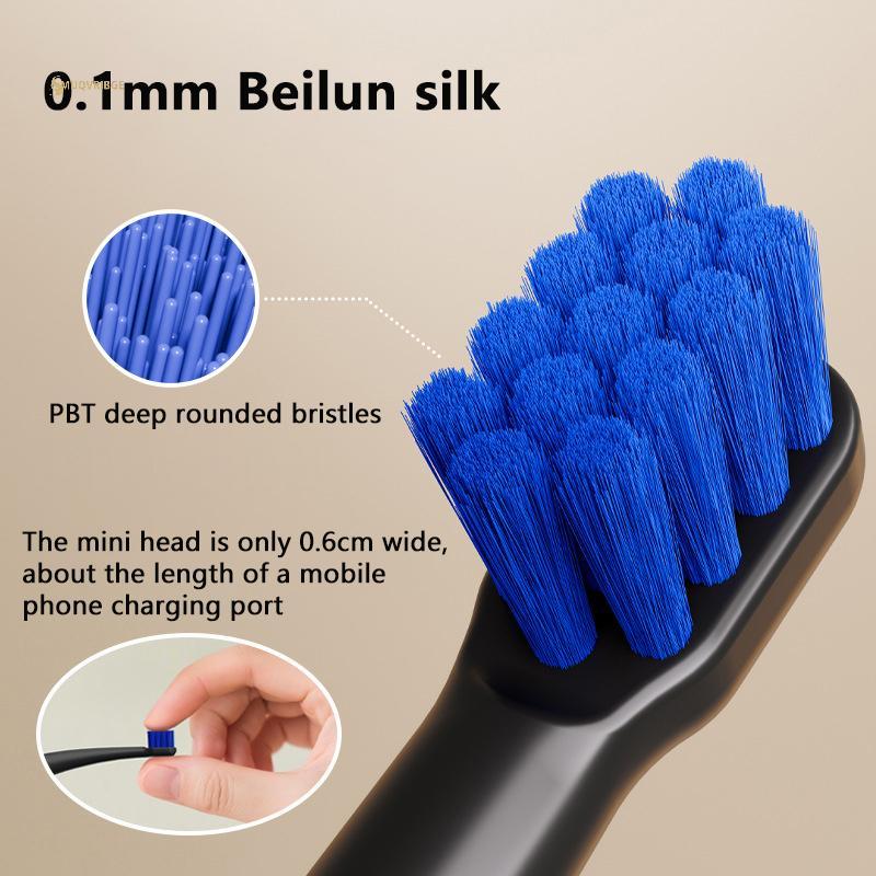 MUQV 1 chiếc đầu bàn chải nhỏ tuft, bàn chải kẽ răng, chăm sóc răng miệng