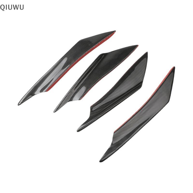 QIUWU Cản Trước Bên Canards Splitter Vây Cánh lướt gió cản trước đa năng.