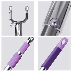 Cây Phơi Quần Áo/Gậy Lấy Đồ trên cao Inox 1,5m-Kéo Dài Thu Gọn-Tiện dụng gia đình.