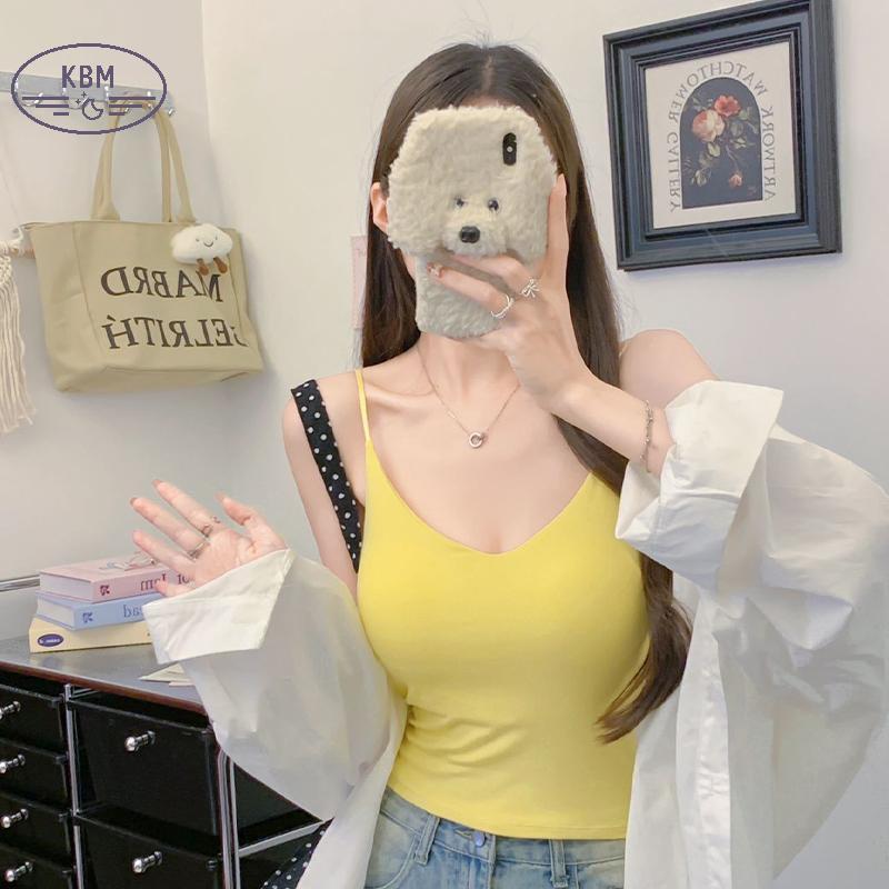 Áo Camisole Ren Chắp Vá Mùa Hè Phong Cách Y2K Cho Nữ