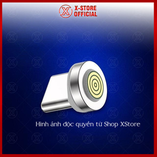 Chân sạc nam châm Type C/LN/Micro USB, đầu hít rời thay thế cho cáp sạc từ tính, chống bụi - Daunamcham