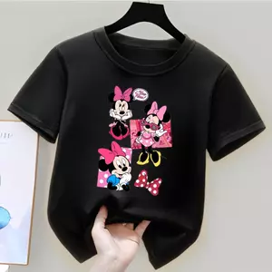 Minnie Chuột, Thun Dành, Bé Áo, Cotton In, Thương DTF