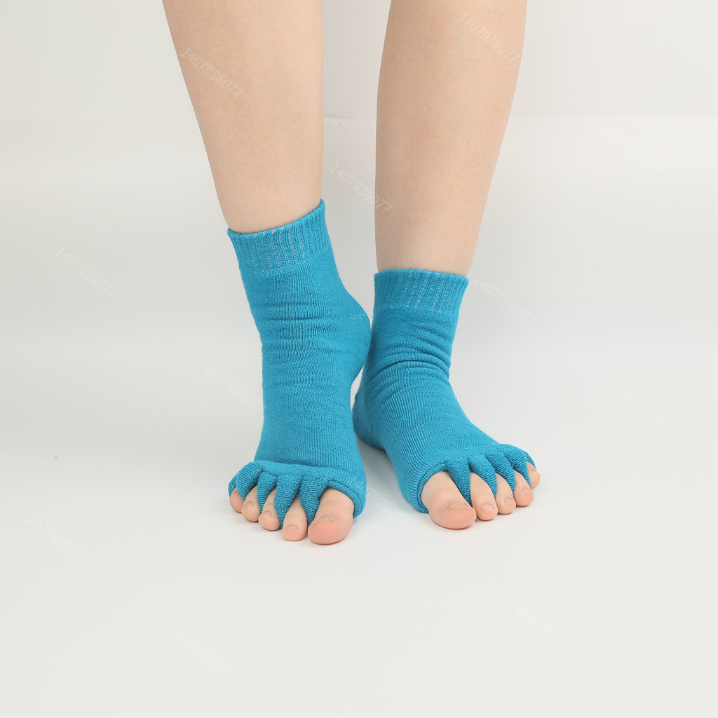 1 Cặp Yoga Chuyên Nghiệp Năm Ngón Cho Nữ - Chống Trơn Trượt, Thiết Kế Riêng Từng Ngón Chân từ Polyester