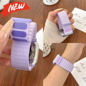 Dây đeo Nylom tương thích cho Apple Watch Series11 / 10 42mm 46mm Ultra3 / 2 / 1 49mm 40mm 44mm 38mm 41mm 42mm 45mm 9 8 7 6 5 4 SE