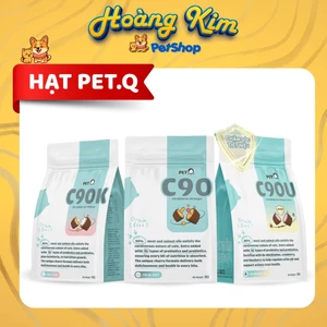 Thức ăn hạt cho mèo PetQ, Hạt C90 C90K C90U Hạt Churro 90% từ thịt & dầu động vật, Dễ tiêu hóa