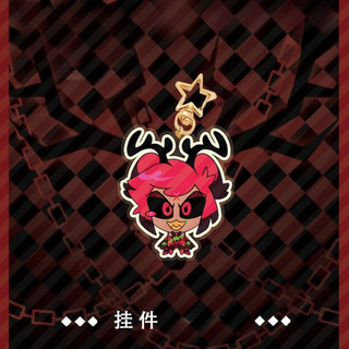 Vaggie Alastor Anime Móc Khóa Thiên Thần Bụi Vox Husk Nam Móc Chìa Khóa Cho Nữ Hoạt Hình Kawaii Hình Acrylic Móc Khóa Mặt Dây Chuyền Quà Tặng