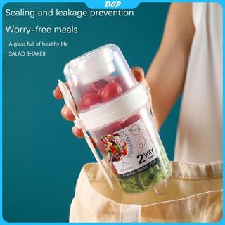[DCP] CốC salad sữa chua yến mạch trái cây có nắp & muỗng hộp bento 2 lớp bát tập thể dục [VN]