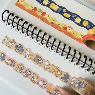 Washi tape hình nhân vật cute Mind Wave cắt viền
