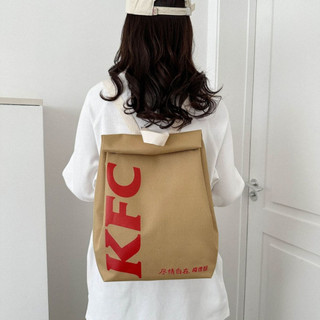Chất Lượng Cao TặngMiễn Phí Ba Lô Mcd Beg Túi Giấy Phô Mai Nữ Dung Tích Lớn Túi Mcdonald Kfc Starbucks Sekolah Túi Đeo Vai Dành Cho Nữ Trẻ Em Bé Gái Bé Trai
