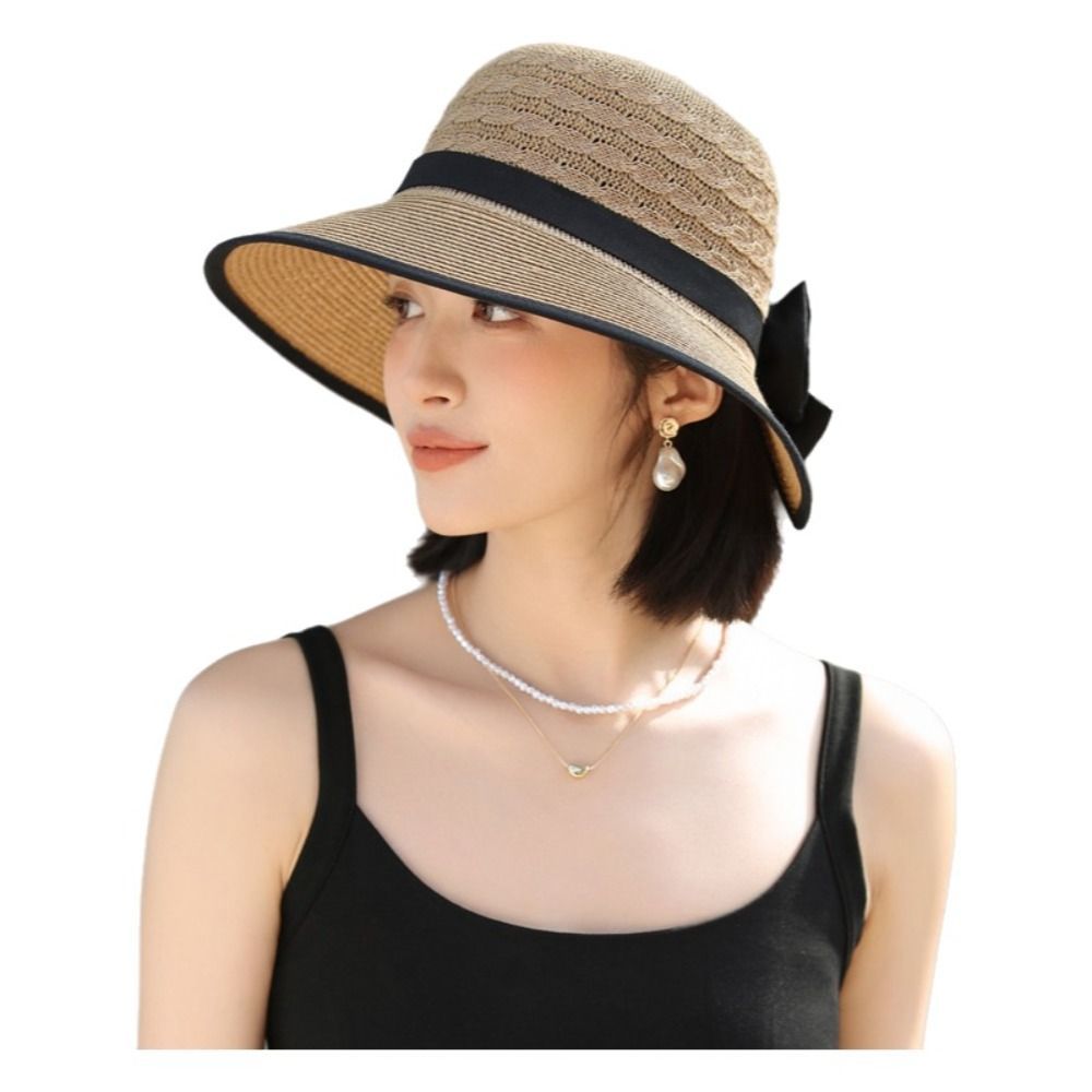 Mũ chống nắng HOBBYIN kiểu Pháp, thoáng khí, phù hợp đi biển và hoạt động ngoại trời