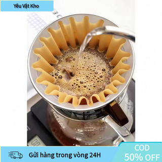 【COD】Giấy lọc mỏng nhẹ và chắc chắn, không mùi, đảm bảo vệ sinh, lọc nhanh mà không bị rách trong quá trình pha.