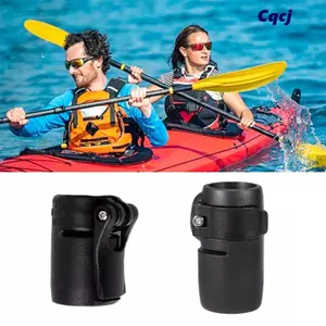 Kẹp mái chèo SUP đa chức năng màu đen bền lâu, dễ điều chỉnh cho kayaking