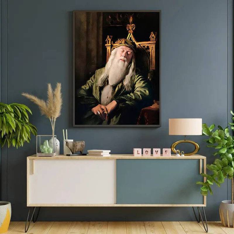 Harry Potter Hogwarts Books Cover Canvas Wall Art No Frame Decor cho phòng ngủ Phòng học